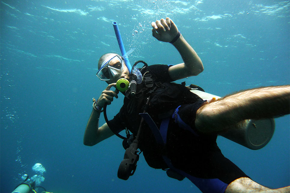 First PADI Open Waters dive