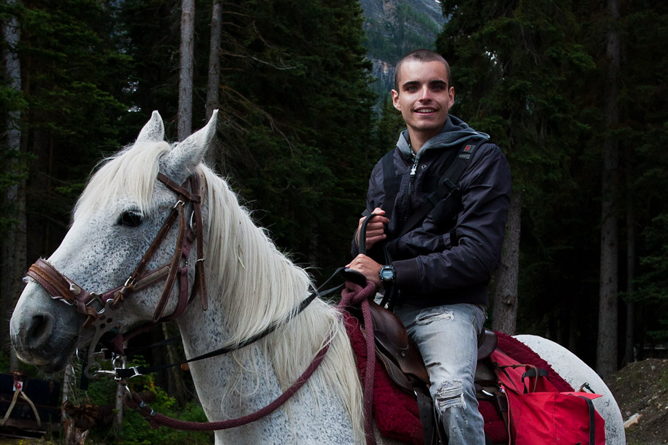 Horseback riding in Lake Louise (part 1)