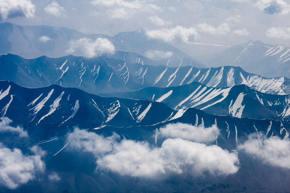 The flight from Delhi to Leh