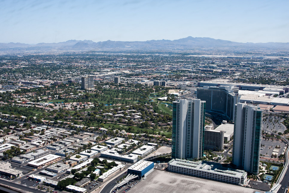 Las Vegas: the Luxor and the Stratosphere